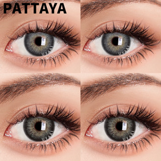 Uyaai คอนแทคเลนส์ สีเทาเข้ม PATTAYA Series 1 ปี 14.2 มม. 2 ชิ้น