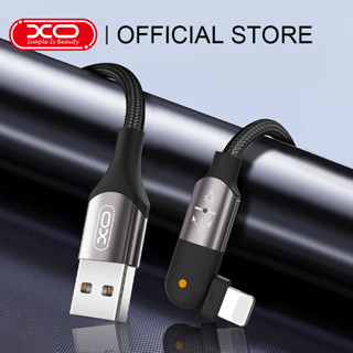 XO-NB176 สายชาร์จUSB ล่าสุดมุม 180 องศา สายชาร์จอย่างรวดเร็ว สำหรับไอ โ ฟ น Data Cable Type C/Micro USB