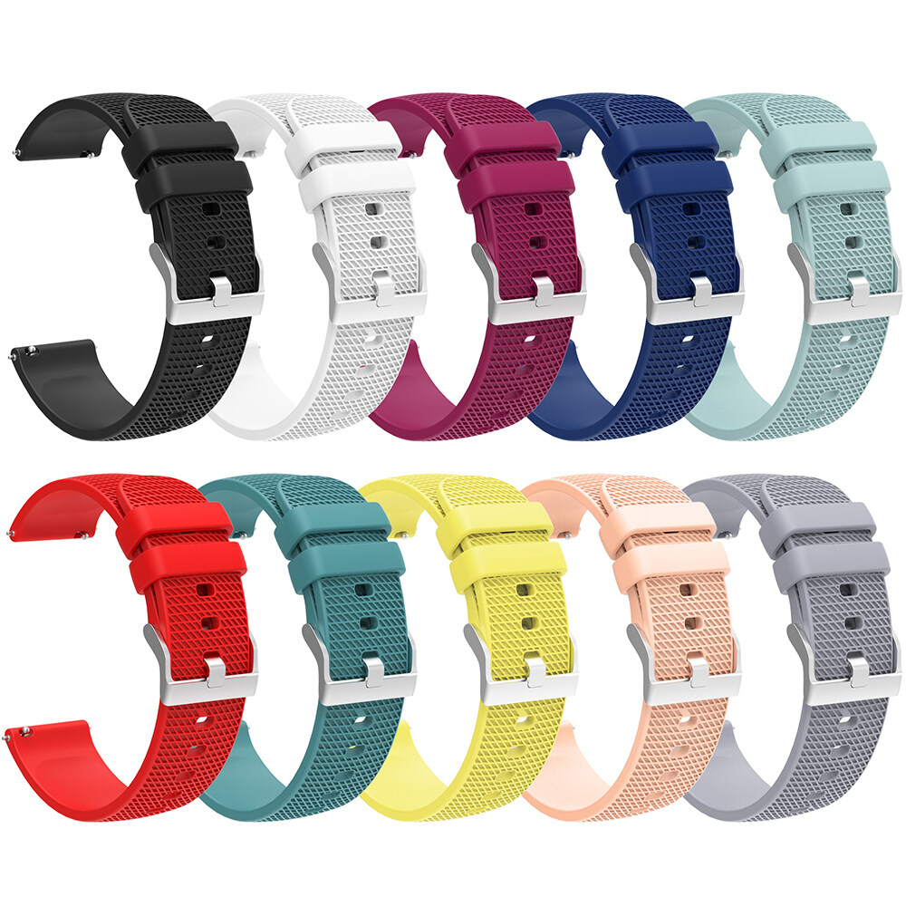 สายนาฬิกาข้อมือซิลิโคน แบบเปลี่ยน สําหรับ Garmin Forerunner 255S 255 745 645 245 Huawei Watch S1 GT 2e 42 มม. 46 มม. Amazfit Bip U S GTR 42 มม. 47 มม.