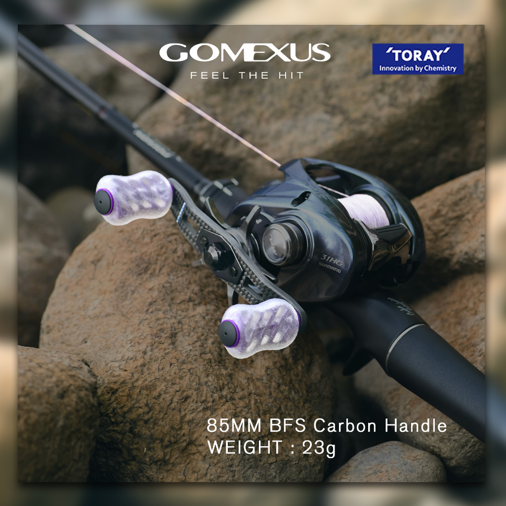 【CHAI Fishing】gomexus รอกตกปลาคาร์บอน BFS 85 มม. สําหรับอัพเกรด Abu Black max Shimano Daiwa calcutta