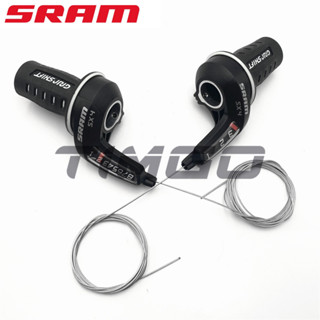 Sram SX4 ชุดคันเกียร์จักรยานเสือภูเขา 3×8 ความเร็ว สีดํา