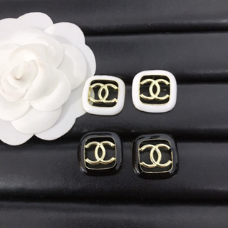 ต่างหู Chanel แบบกลวง คุณภาพสูง สําหรับผู้หญิง102321