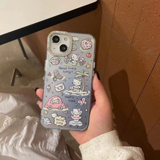 เคสโทรศัพท์มือถือ ลายการ์ตูนคิตตี้ สําหรับ iPhone 11 11promax 12 12pro 12promax 13 13promax 14 14pro 14promax