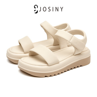 JOSINY รองเท้าแตะลําลอง พื้นหนา หัวมน สไตล์เกาหลี