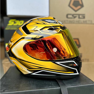 Shoei X14 หมวกกันน็อค แบบเต็มหน้า หมวกกันน็อค สีทอง หมวกกันน็อค รถจักรยานยนต์ หมวกกันน็อค ป้องกันการตก