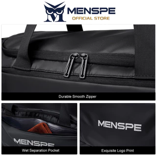 MENSPE กระเป๋าเดินทาง กระเป๋าฟิตเนส แบบแยกแห้ง และเปียก สําหรับผู้ชาย