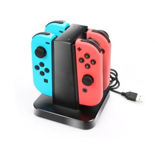 แท่นชาร์จ 4 in 1 พร้อมไฟ LED สําหรับ Nintendo Switch Joy