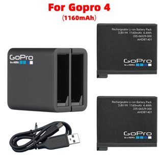 ของแท้ เคสที่ชาร์จแบตเตอรี่ GoPro Hero 4 สีเงิน/สีดํา(Gopro 4 Black / Silver battery)