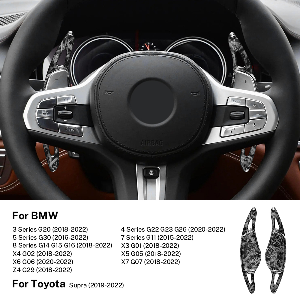 พวงมาลัยรถ Shift Lever Extension สําหรับ Toyota Supra BMW 3/4/5/7/8 Series Z4 X4 X5 G20 G11 G01 G02 