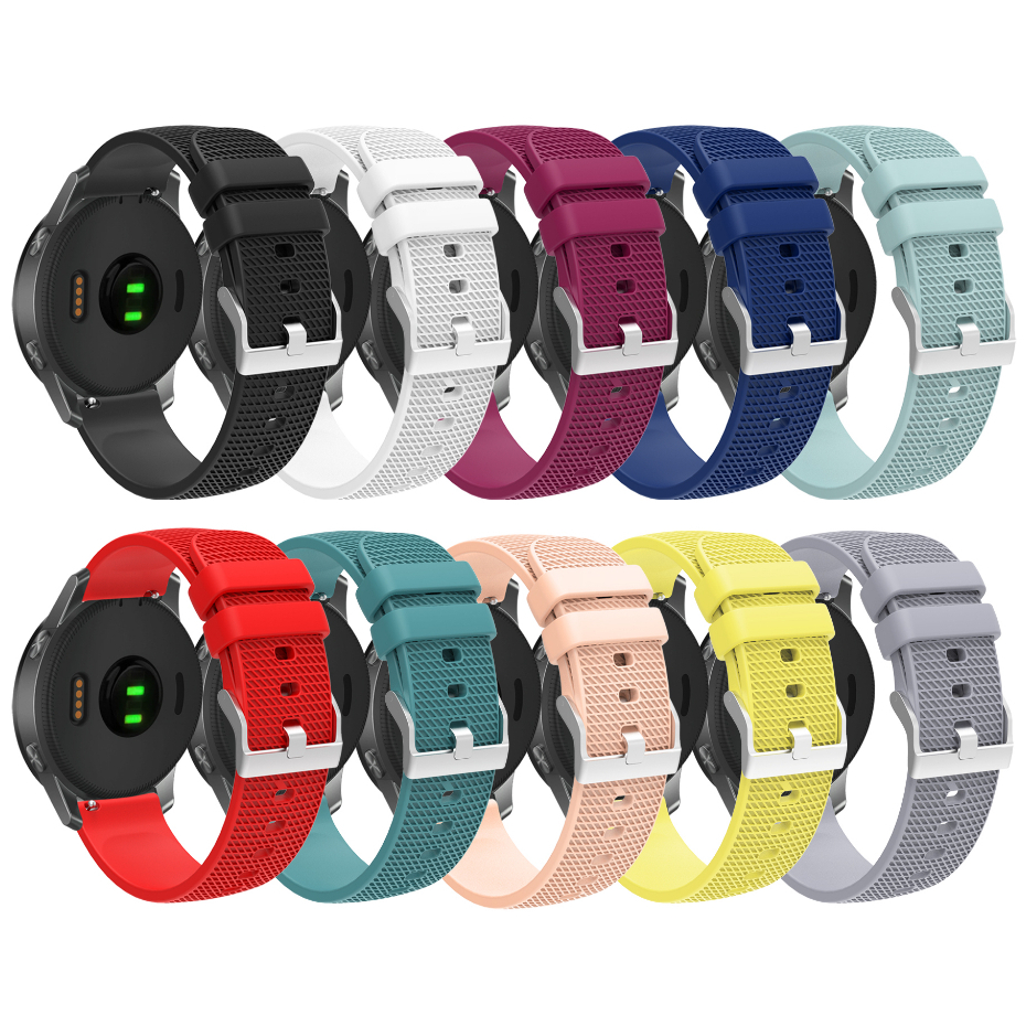สายนาฬิกาข้อมือซิลิโคน แบบเปลี่ยน สําหรับ Garmin Forerunner 255S 255 745 645 245 Huawei Watch S1 GT 2e 42 มม. 46 มม. Amazfit Bip U S GTR 42 มม. 47 มม.