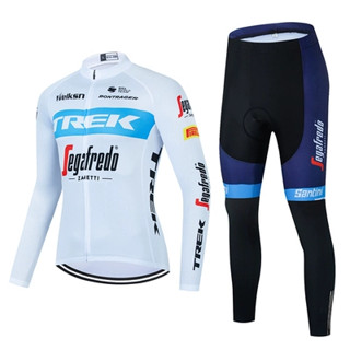 Trek TREK เสื้อกีฬาแขนยาว และกางเกงขายาว สําหรับขี่จักรยานเสือภูเขา