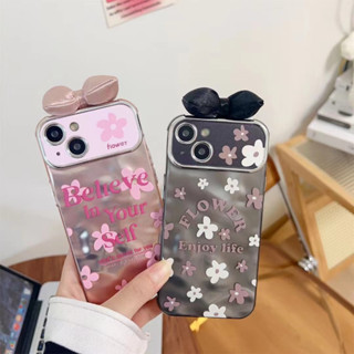 เคสโทรศัพท์มือถือ Tpu แบบนิ่ม ลายดอกไม้ สามมิติ สําหรับ iPhone 11 12pro 13promax 14 14promax 14pro