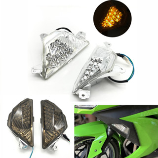 ไฟเลี้ยว LED อุปกรณ์เสริมรถจักรยานยนต์ สําหรับ KAWASAKI NINJA 250 300 400 650 1000 SX ZX6R Z1000SX