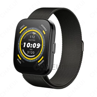 สายโลหะสแตนเลสสตีลสําหรับ Amazfit Bip Max 6 5 Unity 3 U Pro S / GTS 4 Mini 3 2 / GTR Mini