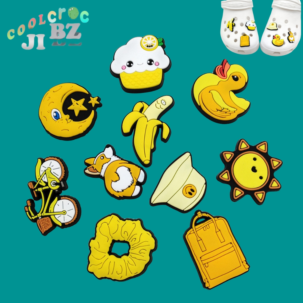 Jibbitz อุปกรณ์เสริม จี้รูปการ์ตูนน่ารัก สําหรับตกแต่งรองเท้า Crocs Jibbitz ของขวัญวันเกิดเด็ก