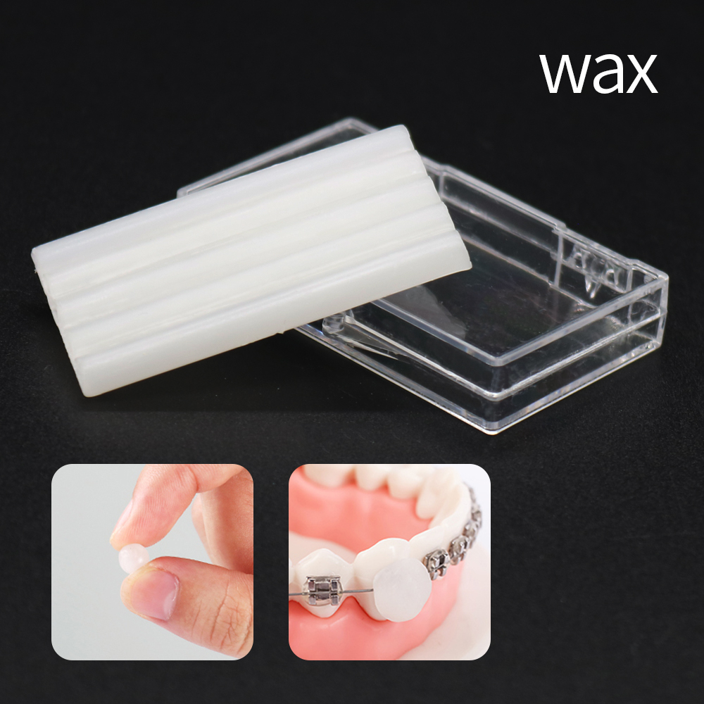 5 ชิ้น/กล่องกล่องโปร่งใสทันตกรรม Ortho Wax