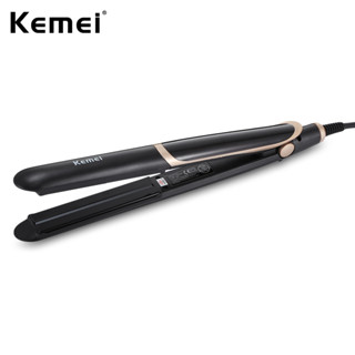 Kemei เครื่องหนีบผมตรง ผมแบน ดัดผม เหล็กดัดผม อินฟราเรด ลบ ลูกฟูก km-2212