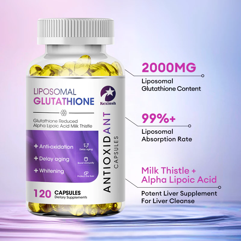 Kexinsh Glutathione แคปซูลคอลลาเจน ต้านอนุมูลอิสระ ต่อต้านริ้วรอย เสริมภูมิคุ้มกัน ไวท์เทนนิ่ง thumbnail 4