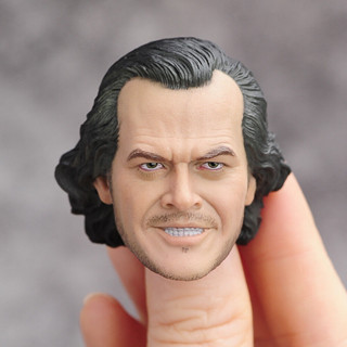 1: 6 Shining Jack Nicholson Head Sculpt สําหรับ 12 นิ้ว ผู้ชาย ทหาร ฟิกเกอร์ ร่างกาย ของเล่น