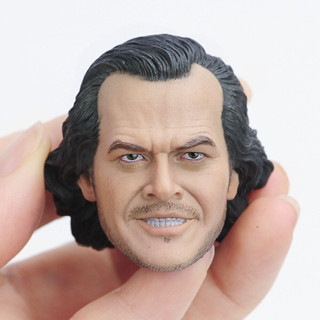 1: 6 Shining Jack Nicholson Head Sculpt สําหรับ 12 นิ้ว ผู้ชาย ทหาร ฟิกเกอร์ ร่างกาย ของเล่น