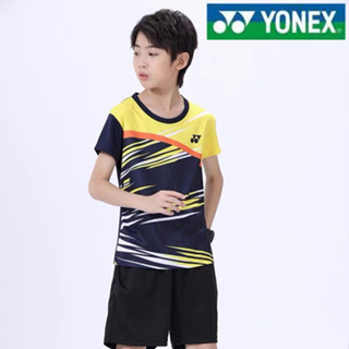 Yonex เสื้อกีฬาแบดมินตัน แขนสั้น แบบแห้งเร็ว ระบายอากาศได้ดี เหมาะกับฤดูร้อน สําหรับผู้ชาย และผู้หญิง