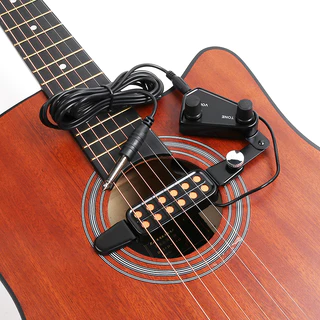 12-HOLE GUITAR PICKUP กีต้าร์โปร่ง ปิ๊กอัพกีตาร์โปร่ง ปิ๊กอัพกีต้าร์โปร่ง ปรับระดับเสียงได้ ปิ๊กอัพกีตาร์ กี