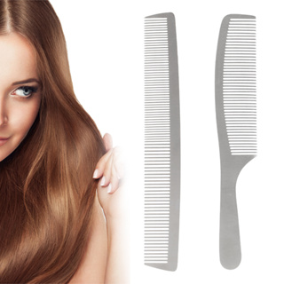 HaiR Ving Professional Haircut Dressing Combs Stainless Steel Fine Teeth Hair Comb for Salon