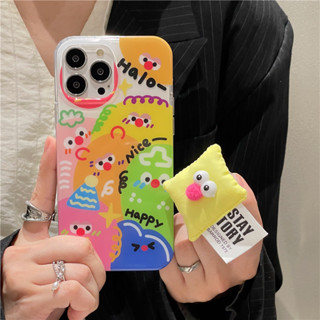 เคสโทรศัพท์มือถือนิ่ม ลายการ์ตูนแม่ลูก พร้อมป็อปซ็อกเก็ต สําหรับ iPhone 11 12 13 14 15 PRO MAX iPhone14 iPhone14Pro