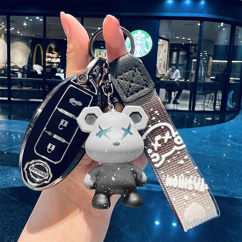 เคสรีโมตกุญแจรถยนต์ สําหรับ Nissan X70 march kicks almera juke sylphy terra ปลอกกุญแจรีโมทรถยนต์ TPU สําหรับ Keyless เคสกุญแจ