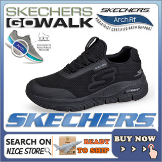 [รองเท้าผ้าใบผู้ชาย ไซซ์ 40-48]]Skechers_ Go-walk Arch-fit รองเท้าวิ่งลําลอง ระบายอากาศ สําหรับผู้ชาย