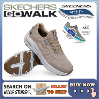 [รองเท้าผ้าใบผู้ชาย ไซซ์ 40-48]]Skechers_Go-walk Arch-fit รองเท้าวิ่ง รองเท้าวิ่ง รองเท้าลําลอง กันลื่น สําหรับผู้ชาย