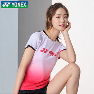 เสื้อกีฬาแขนสั้น ลายทีมแบดมินตัน YONEX สําหรับผู้ชาย และผู้หญิง