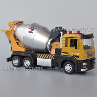 โมเดลรถบรรทุกคอนกรีตจําลอง สเกล 1:50 Concrete Mixer Truck ของเล่นสําหรับเด็ก