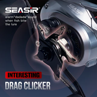Seasir M800 รอกตกปลา ทองเหลือง 8 กก. แรงดึงสูงสุด 7.1:1 ความเร็วสูง ระบบเบรกแม่เหล็กน้ําเค็ม
