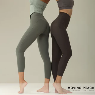 Moving Peach กางเกงเลกกิ้ง เอวสูง เป็นมิตรกับผิวหนัง พร้อมกระเป๋าซ่อน ส่วนผู้หญิง ACX