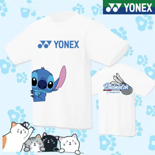 Yonex ใหม่ YY เสื้อกีฬาแบดมินตัน แขนสั้น ระบายอากาศ แห้งเร็ว เหมาะกับฤดูร้อน สําหรับผู้ชาย และผู้หญิง 2023