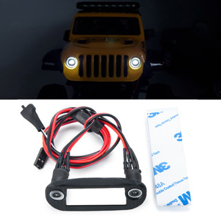 หลอดไฟหน้า LED สีขาว สําหรับรถไต่หินบังคับ axial SCX24 AXI00002 Wrangler 1/24