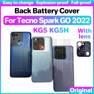 ฝาครอบแบตเตอรี่ด้านหลัง สําหรับ TECNO Spark go 2022 KG5 KG5H