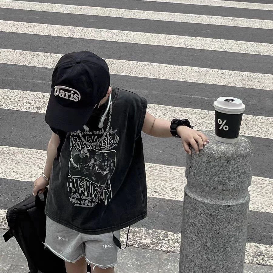 【จัดส่งจากประเทศไทย】🌼พร้อมส่ง🌼 เสื้อยืดแขนสั้น ผ้าฝ้าย พิมพ์ลาย แฟชั่นฤดูร้อน สําหรับเด็กผู้ชาย อายุ 3-10 ปี