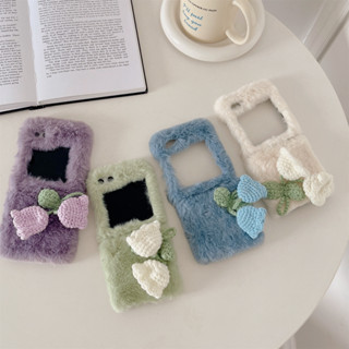 เคสโทรศัพท์มือถือ ผ้ากํามะหยี่ สําหรับ Samsung Galaxy Z Flip 5 ZFlip5 Flip5