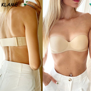 Klame AB Cup ชุดชั้นใน บราเซียร์ ไร้สาย ไร้รอยต่อ ไร้รอยต่อ เซ็กซี่ ใส่สบาย สําหรับผู้หญิง KLM213