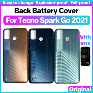 ฝาครอบแบตเตอรี่ด้านหลัง สําหรับ TECNO Spark go 2021