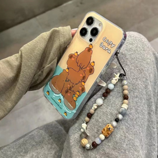 เคสโทรศัพท์มือถือ ลายการ์ตูน สีเหลือง สําหรับ iPhone 11 12 12pro 12promax 13 13pro 13promax 14 14pro 14promax