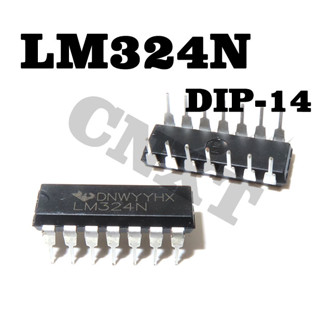 1ชิ้นใหม่ LM324 LM324N DIP-14 Quad เครื่องขยายเสียง