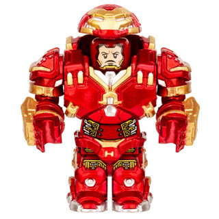 Arm991 บล็อกตัวต่อ HULkbuster สีแดง ของเล่นสําหรับเด็กผู้ชาย