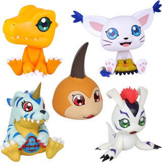 โมเดลฟิกเกอร์ PVC อนิเมะ Digimon Adventure Gomamon Tailmon Agumon Tunomon Gabumon ขนาด 10-13 ซม. ของเล่นสําหรับเด็ก