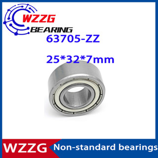 Wzzg 63705-ZZ 25327 ตลับลูกปืนเม็ดกลม ไม่มาตรฐาน (4 ชิ้น) 25*32*7 มม.