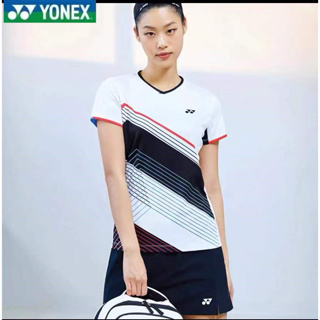 เสื้อกีฬาปิงปองแขนสั้น ลายทีม New Yonex แบบแห้งเร็ว สําหรับผู้ชาย และผู้หญิง