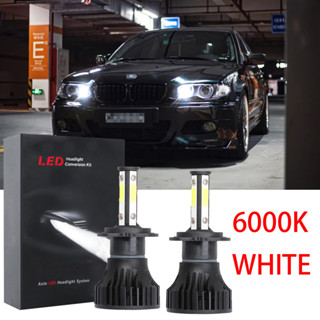 ชุดหลอดไฟหน้า LED 6000K สีขาว สําหรับ BMW 3-Series (E46) ปี 1998-2005 LHL CG X15 1 คู่