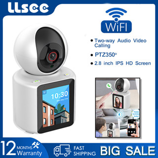 LLSEE 1080HD กล้องวงจรปิด wifi 360 สองทางวิดีโอหนึ่งปุ่มโทรวิดีโอในร่มบ้านอัตโนมัติติดตามเด็กกล้องเฝ้าระวัง